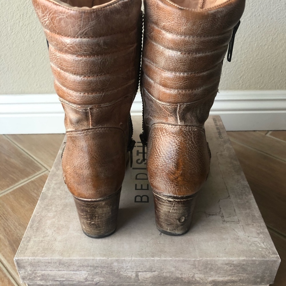 Bed|Stü Onrush bootie Tan Rustic Size 8